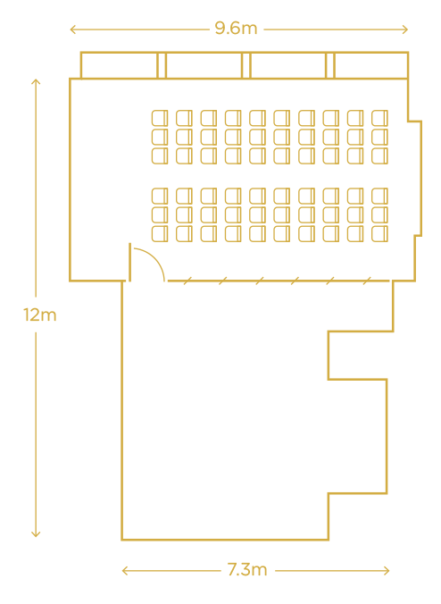 Reception Room floorplan
