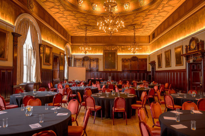The Grand Hall set up for a corporate event