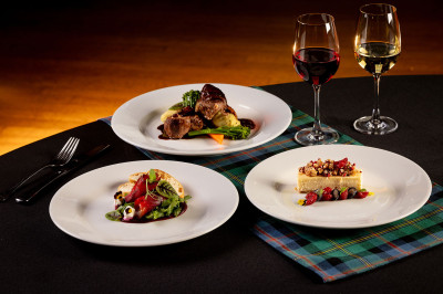 Three plates