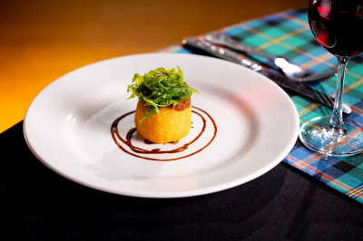 A plated meal
