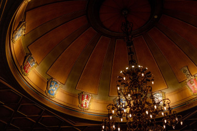 The Trades Hall dome.